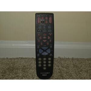 RCA Systemlink 4 Universal Satellite Black Remote Control Tested And Working
